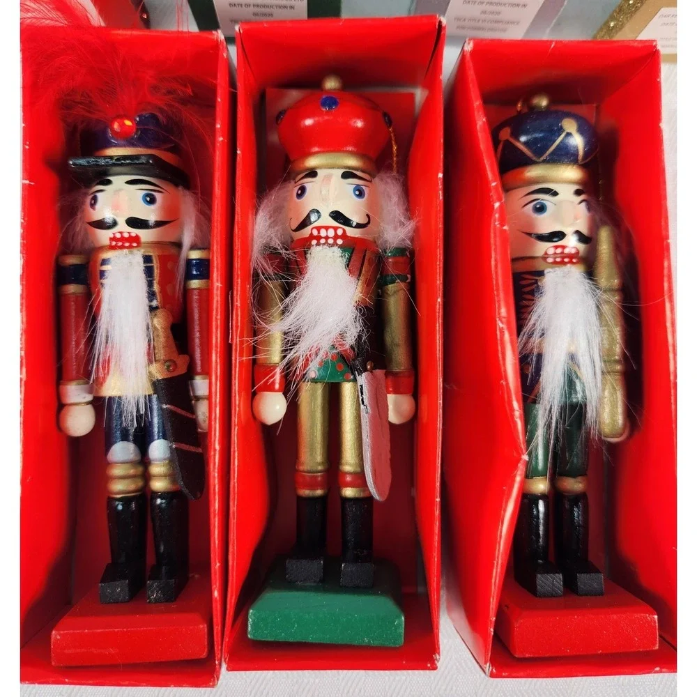 Nutcracker Christmas Ornaments Decor Lot of 13